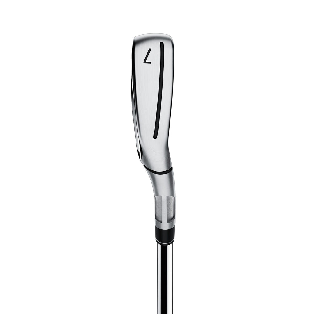 TaylorMade Stealth 7 iron top view - Up N Down Golf - Golf Club Rental Hire Repair Algarve