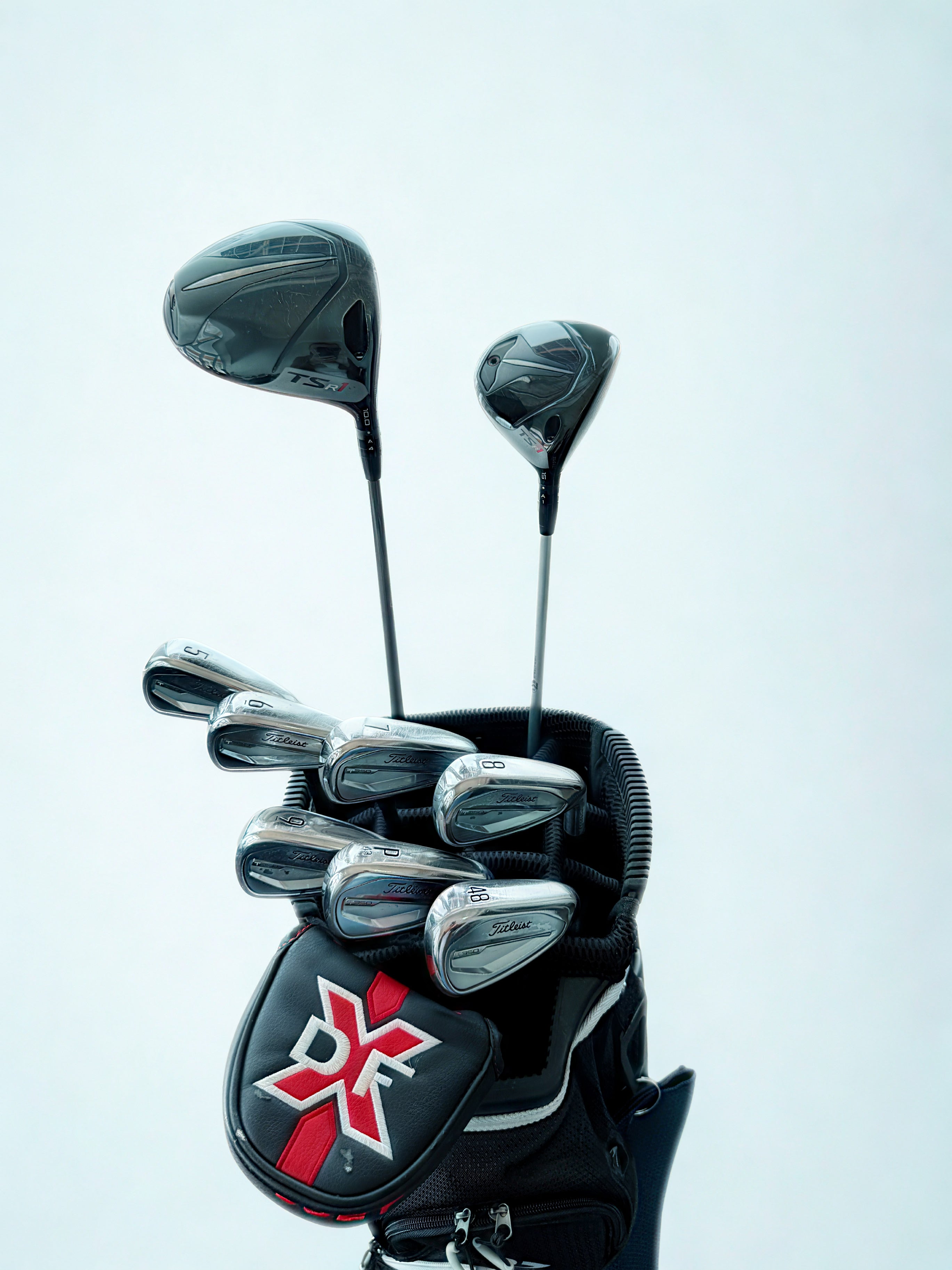 Titleist TSR1 Pre-built rental set inc T350 irons and mallet putter 