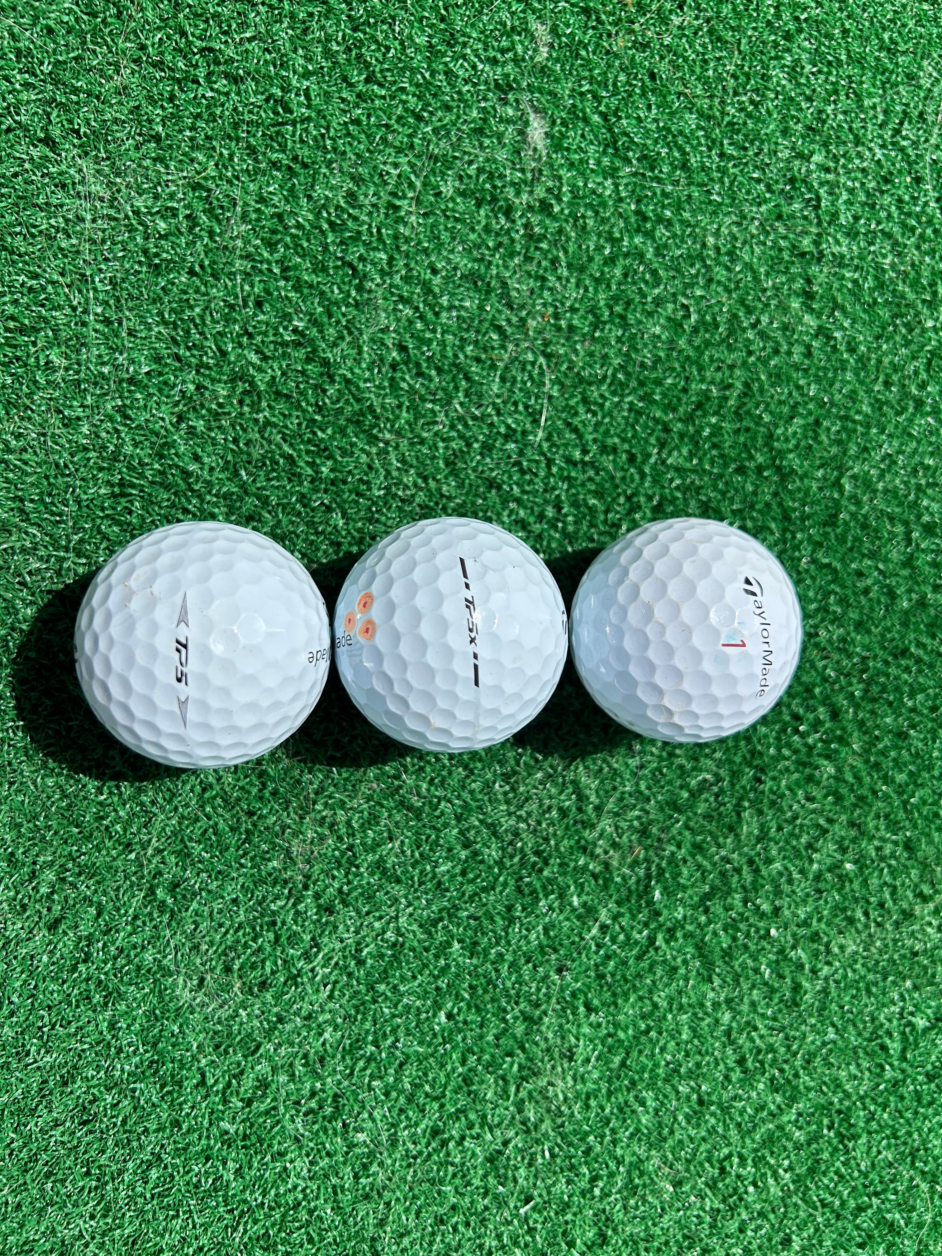 Pack of 12 TaylorMade TP5 and TP5x - Lost And Found Golf Balls