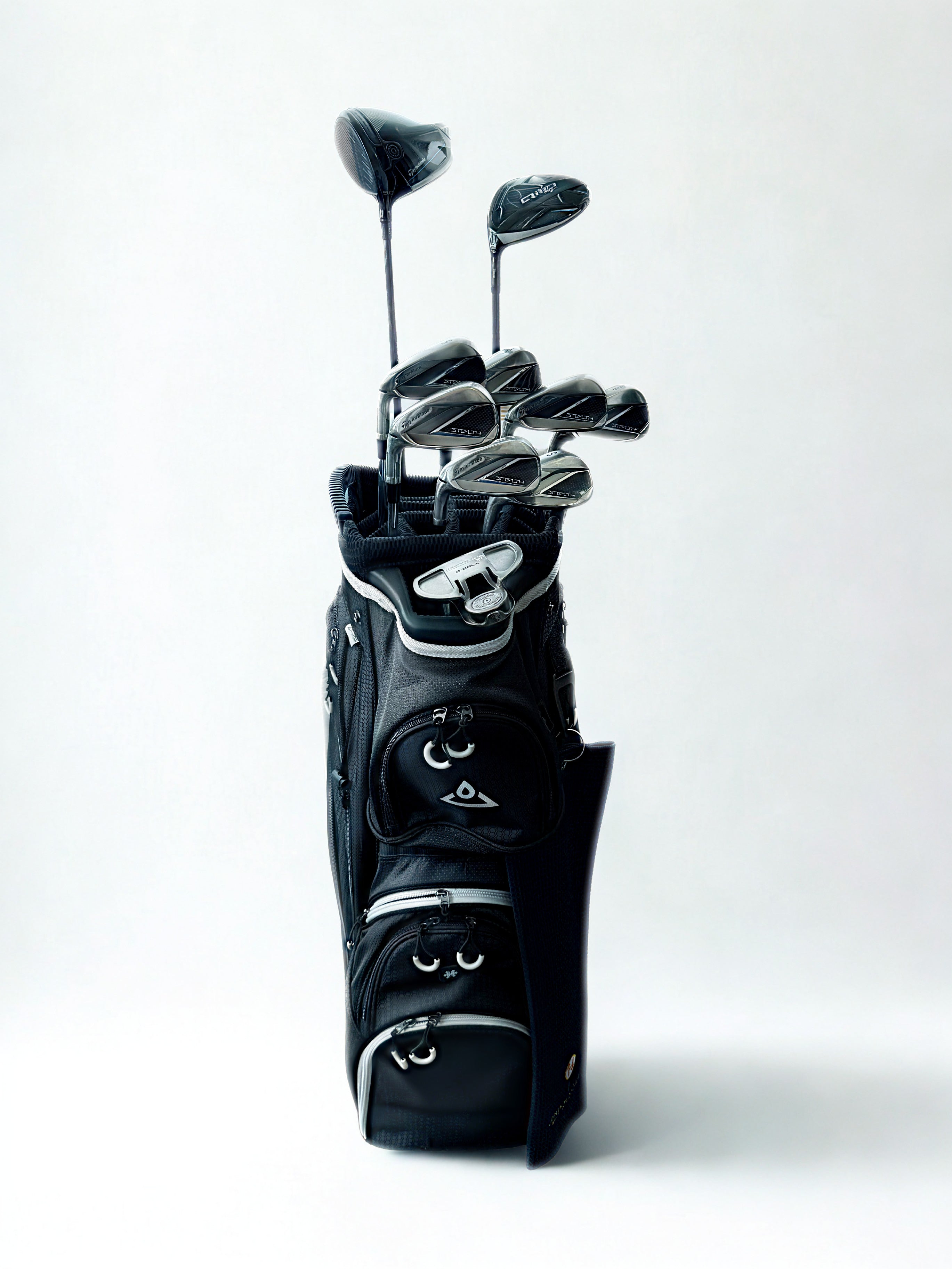 Left Handed Qi10 Stealth Irons Rental Pre-built Golf Set - Up'N'Down Golf Free Delivery across the Algarve on Premium Golf Rental/Hire Sets