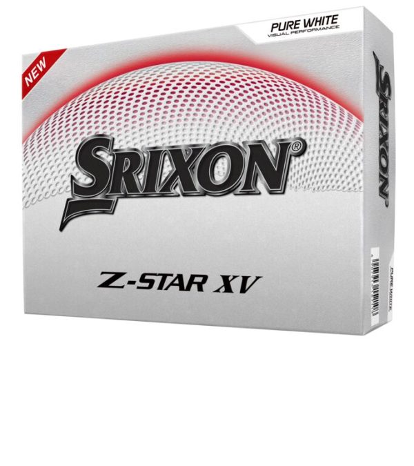 Srixon Z Star XV Golf Ball Package - Pack of 12 Pure White Golf Balls 