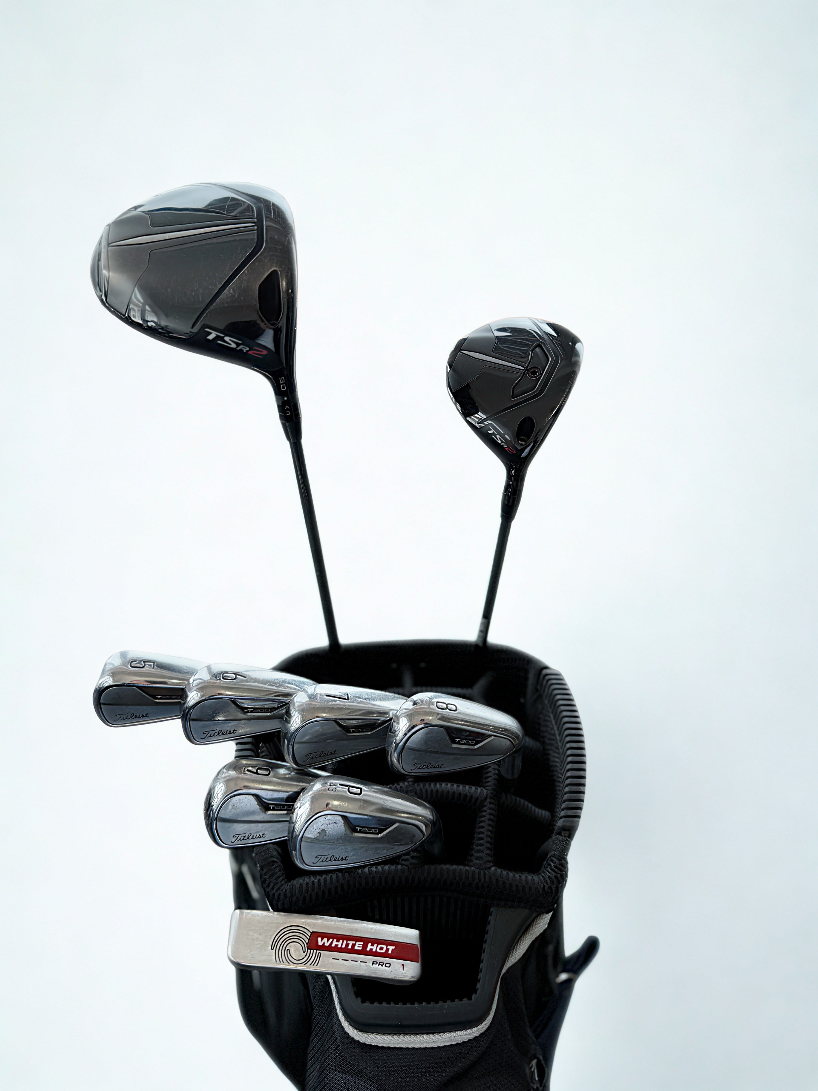 Titleist TSR2  pre-built rental set including T200 irons Regular Shaft- Algarve Portugal, Up'N'Down Golf 