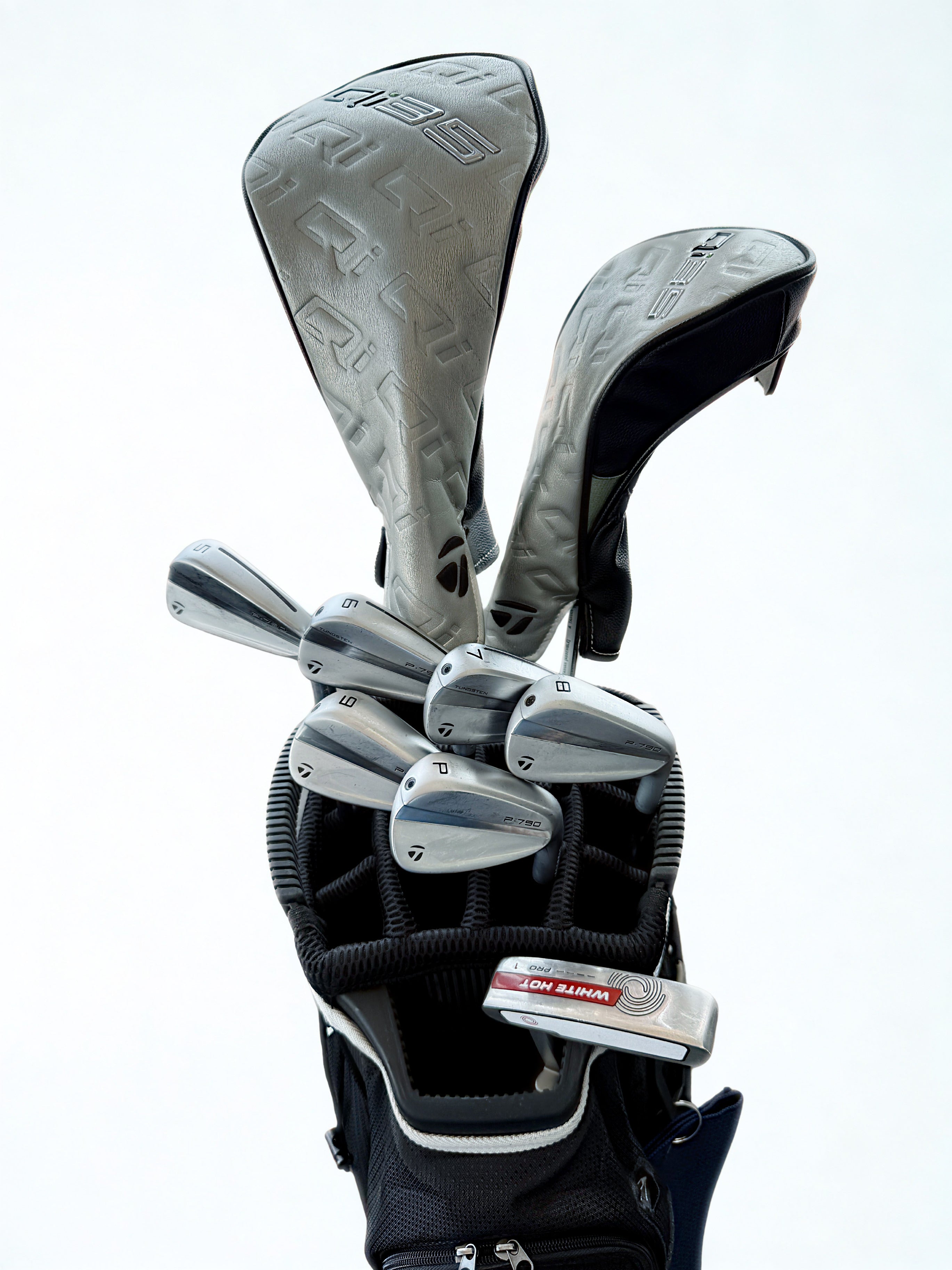 TaylorMade Qi35 with P790 stiff shaft flex bundle rental set - Up'N'Down Golf - Algarve wide delivery of premium golf rental/hire sets