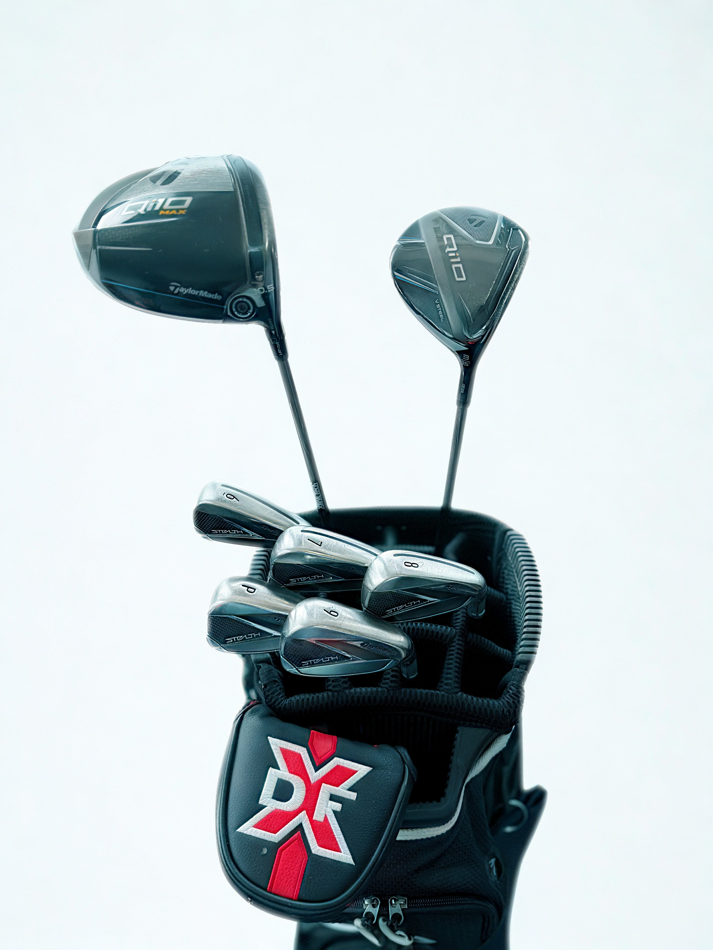 Qi10 Max Regular Shafted pre-built rental set including Stealth Irons Regular Shaft- Algarve Portugal, Up'N'Down Golf 